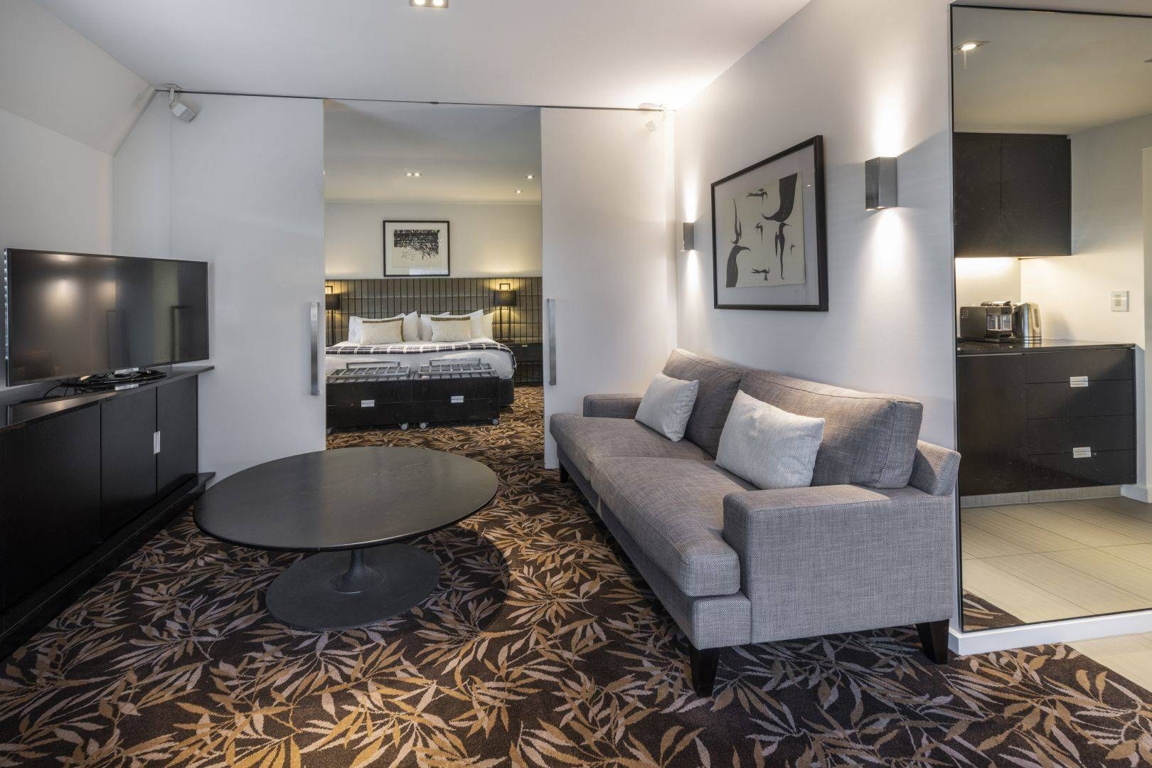 Park Suite lounge at The George, Christchurch