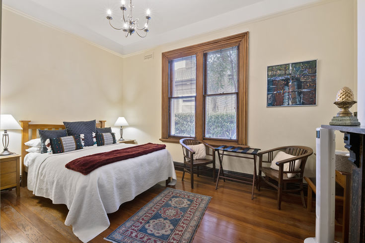 A deluxe room at The Classic Villa