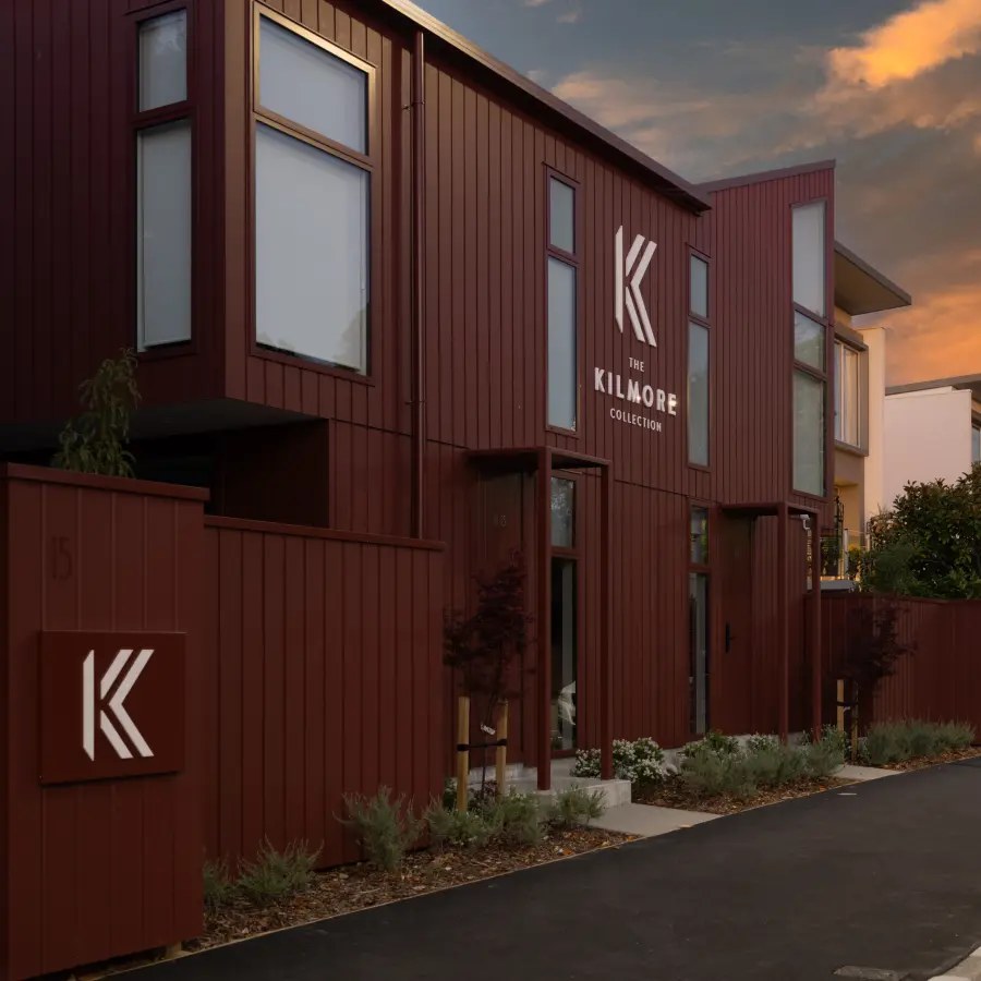 Entrance to The Kilmore Collection, Christchurch