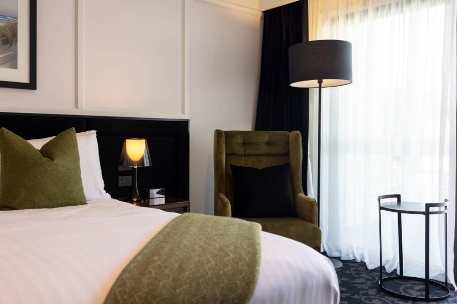 Premium Room with seating and terrace doors at The Regent Rotorua