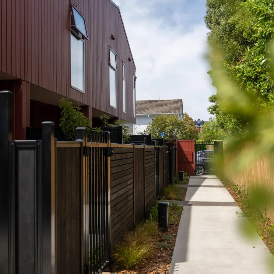 Private terraces along the apartments at The Kilmore Collection