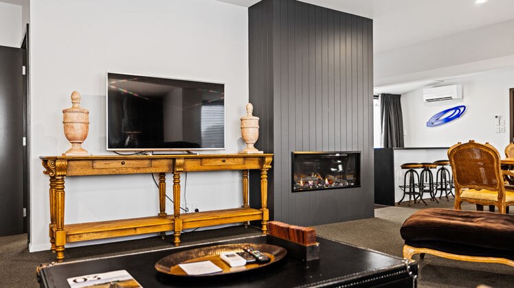 Penthouse living area at Hotel Montreal