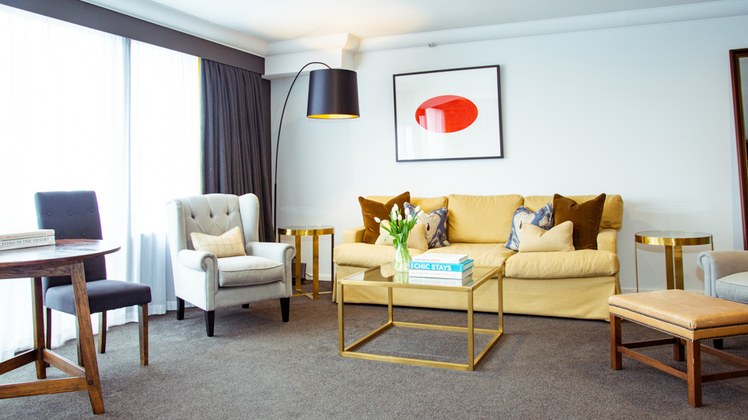 Junior Suite lounge at Hotel Montreal