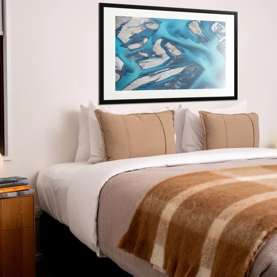 Upstairs bedroom in a Kilmore Collection apartment, Christchurch